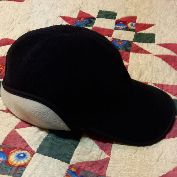 Lands end vintage fleece ear flap hat made in USA - Picture 1 of 3